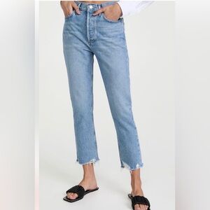 AGOLDE Riley destroyed gem 27 jeans
